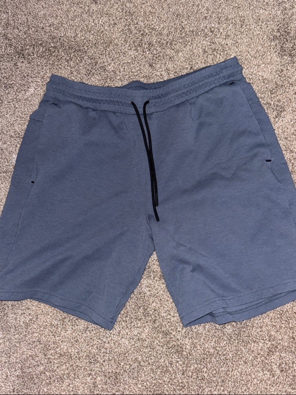 Old Navy Men's Slate Blue Athletic Drawstring Shorts